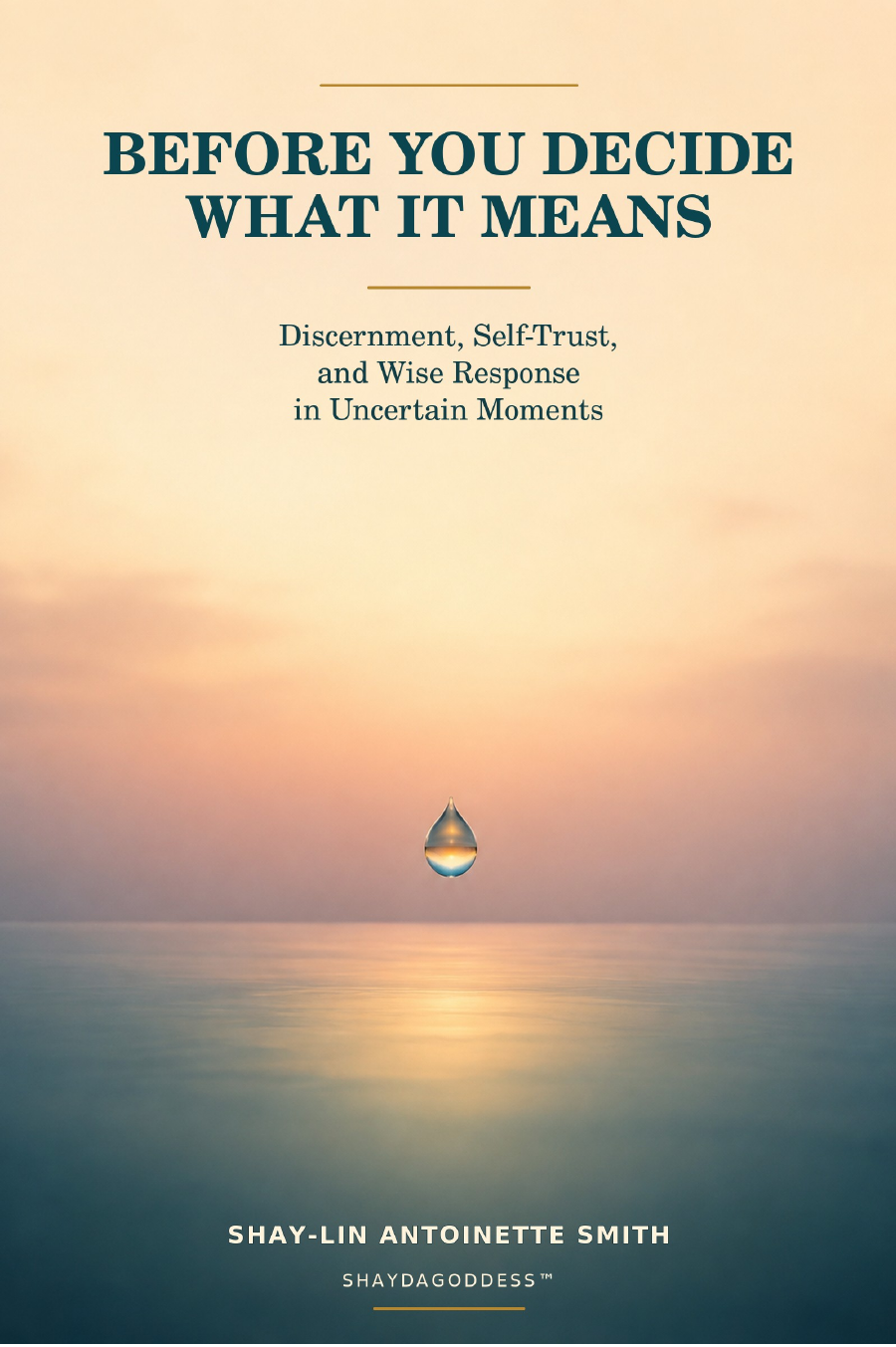 Cover of Before You Decide What It Means by Shay-Lin Antoinette Smith